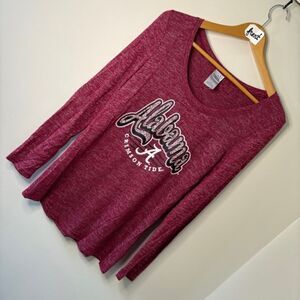 University of Alabama Crimson Tide Roll Tide Soft Long Sleeve Shirt Women's M